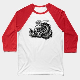 Chinse Dragon Baseball T-Shirt